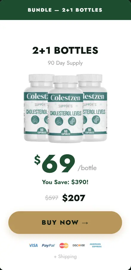 ColestZen three bottles order